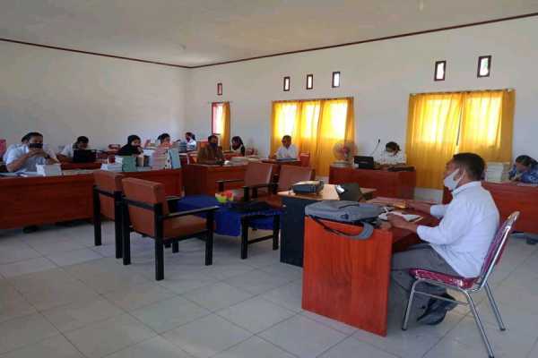 Rapat Evaluasi Pelaksanaan dan Koordinasi Penyusunan Panduan Pembelajaran Jarak Jauh